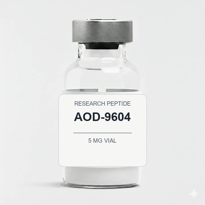 AOD-9604 (5 mg Vial) vial label